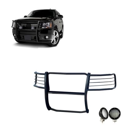 Black Horse Off Road Grille Guard Kit Modular Black Fits 2007-2013 Chevrolet Avalanche 07-14 Chevrolet Suburban 1500/Tahoe