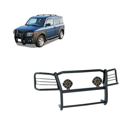 Black Horse Off Road Grille Guard Kit Modular Black Fits 2003-2008 Honda Element (Excludes SC model), 17A155900MA-PLB