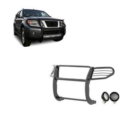 Black Horse Off Road Grille Guard Kit Modular Black Fits 05-21 Nissan Frontier2005-2007 Nissan Pathfinder