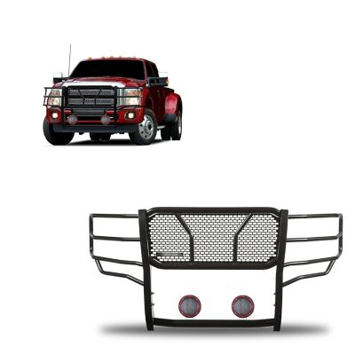 Image showing  Rugged Heavy Duty Grille Guard Kit Modular Black Fits 11-16 Ford F-250 /F-350/F-450 /F-550 Super Duty