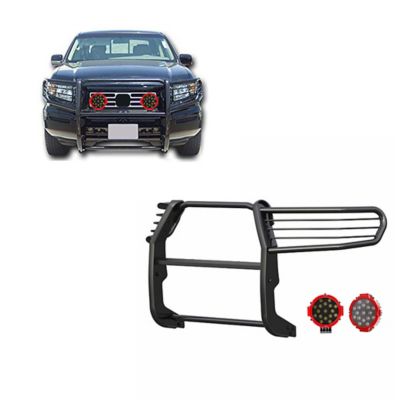 Black Horse Off Road Grille Guard Kit Modular Black fit 2006-2014 Honda Ridgeline, 17A152500A1MA-PLR