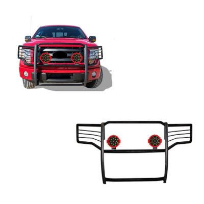 Black Horse Off Road Grille Guard Kit Modular Black Fits 2009-2014 Ford F-150, Excl 10-14 F150 Raptor Models