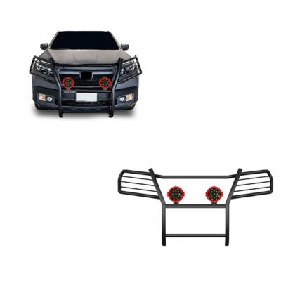 Black Horse Off Road Grille Guard Kit Modular Black Fits 2016-2019 Honda Ridgeline
