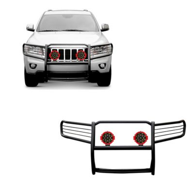 Black Horse Off Road Grille Guard Kit Modular Black Fits 2005-2010 Jeep Grand Cherokee