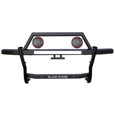 Black Horse Off Road Rambler Grille Guard Kit Modular Black Fits 2024-2025 Toyota Tacoma .