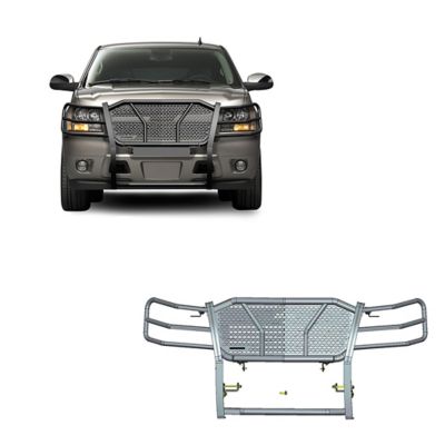 Black Horse Off Road Rugged Heavy Duty Grille Guard Modular Black Fits 07-14 Chevy Tahoe/Suburban 150007-13 Avalanche