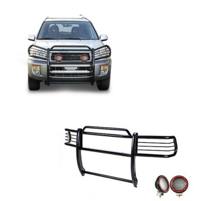 Black Horse Off Road Grille Guard Kit Modular Black Fits 2001-2005 Toyota RAV4, 17TH26MA-PLFR
