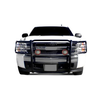 Black Horse Off Road Grille Guard Kit Modular Black Fits 2007-2013 Chevrolet Silverado 1500