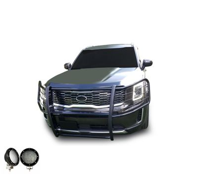Black Horse Off Road Grille Guard Kit Modular Black, Fits 2020-2024 Kia Telluride
