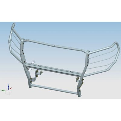 Black Horse Off Road Grille Guard Modular Black Fits 2022-2024 GMC Sierra 1500, Excl 2022 1500 Limited