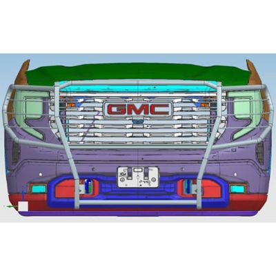 Image showing  Grille Guard Modular Black Fits 2022-2024 GMC Sierra 1500, Excl 2022 1500 Limited