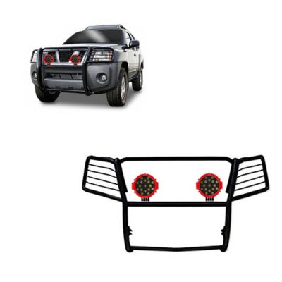 Black Horse Off Road Grille Guard Kit Modular Black Fit 2005-2015 Nissan Xterra, 17A112100MA-PLR