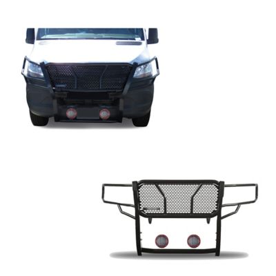 Black Horse Off Road Rugged Heavy Duty Grille Guard Kit Modular Black Fits 21-25 Sprinter 1500/2500/3500, RU-DOSP19-B-PLFR