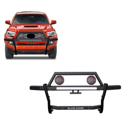 Black Horse Off Road Rambler Grille Guard Kit Modular Black Fits 2005-2023 Toyota Tacoma