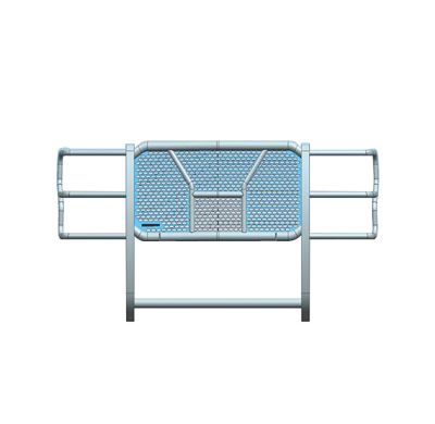 Image showing  Rugged Heavy Duty Grille Guard Modular Black Fits 2023-2025 Ford F-250/F-350/F-450/F-550 Super Duty