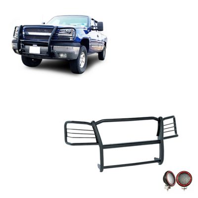 Black Horse Off Road Grille Guard Kit, 03-6 Silverado 1500/2500/Avalanche 1500, 07 Silverado 1500/2500 HD Classic, 17GT25MA-PLFR