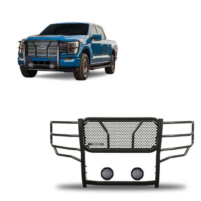 Image showing  Rugged Heavy Duty Grille Guard Kit Modular Black Fits 2021-2025 Ford F-150.