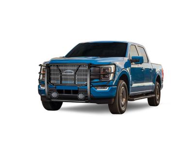 Image showing  Rugged Heavy Duty Grille Guard Kit Modular Black Fits 2021-2025 Ford F-150.