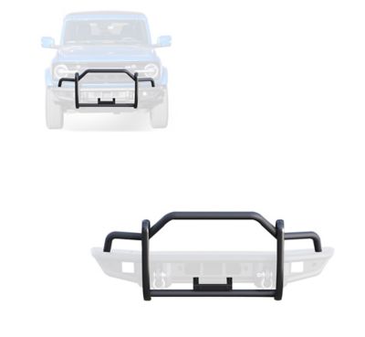 Image showing  Tubular Grille Guard Light Duty Matte Black Fits 2021-2025 Ford Bronco
