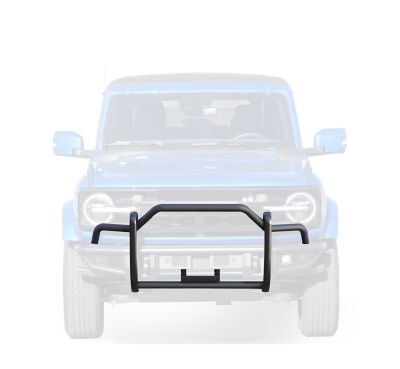 Image showing  Tubular Grille Guard Light Duty Matte Black Fits 2021-2025 Ford Bronco