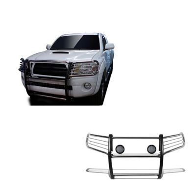 Black Horse Off Road Grille Guard Kit Modular Stainless Steel for 05-15 Toyota Tacoma