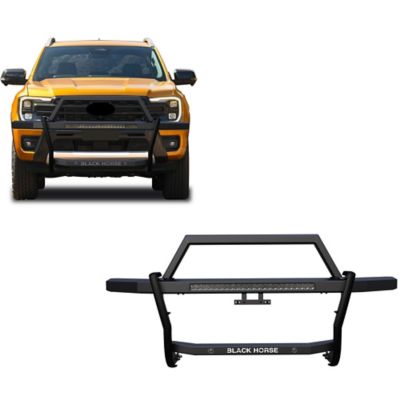 Black Horse Off Road Rambler Grille Guard Kit Modular Black Fits 2019-2023 Ford Ranger, RAGF10-K1