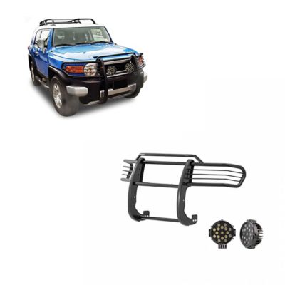 Black Horse Off Road Grille Guard Kit Modular Black Fits 2007-2014 Toyota FJ Cruiser, 17A098600MA-PLB