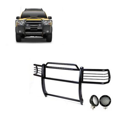 Black Horse Off Road Grille Guard Kit Modular Black Fits 2002-2004 Nissan Frontier2002-2004 Nissan Xterra