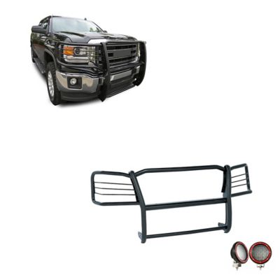 Black Horse Off Road Grille Guard Kit Modular Black Fits 19-22 GMC Sierra 1500 Limited 14-18 GMC Sierra 1500, Excl. Denali
