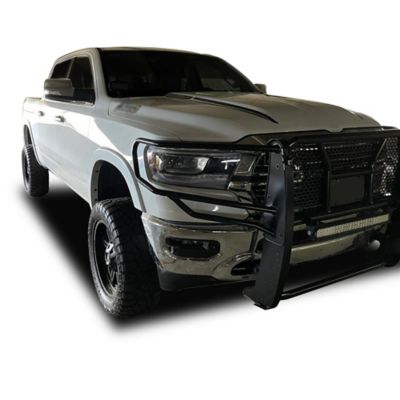 Image showing  Rugged Heavy Duty Grille Guard Kit Modular Black Fits 2019-2024 Ram 1500 Classic 2009-2018 Dodge Ram 1500