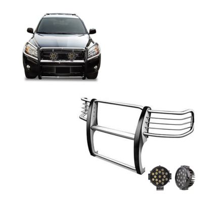 Black Horse Off Road Grille Guard Kit Modular Stainless Steel Fits 06-18 Toyota RAV4