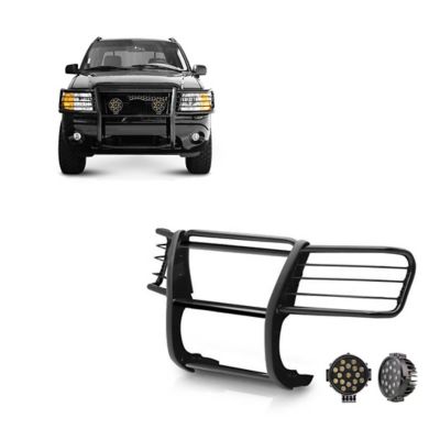 Black Horse Off Road Grille Guard Kit Modular Black Fits 2002-2005 Ford Explorer, 17FJ26MA-PLB