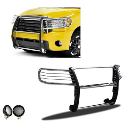 Black Horse Off Road Grille Guard Kit Modular Stainless Steel for 08-22 Toyota Sequoia 07-21 Toyota Tundra