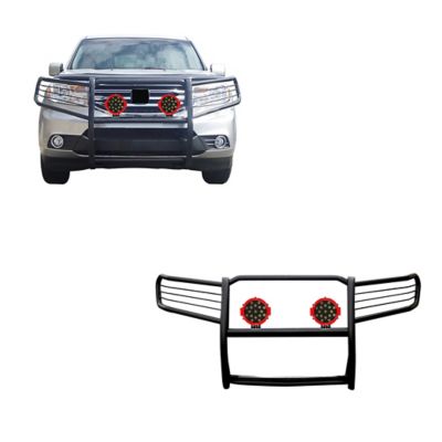 Black Horse Off Road Grille Guard Kit Modular Black Fits 2009-2015 Honda Pilot, 17H151400MA-PLR