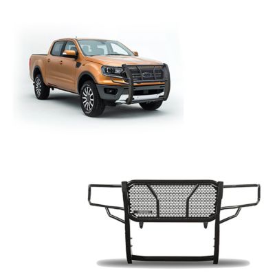Black Horse Off Road Rugged Heavy Duty Grille Guard Modular Black Fits 2019-2023 Ford Ranger