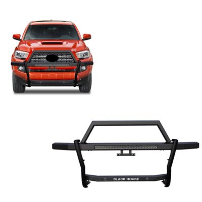 Black Horse Off Road Rambler Grille Guard Kit Modular Black Fits 2005-2023 Toyota Tacoma, RAGT01-K1