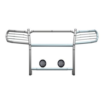 Black Horse Off Road Grille Guard Kit Modular Black Fits 2022-2024 Jeep Grand Cherokee 2021-2024 Jeep Grand Cherokee L