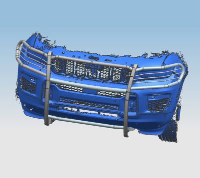 Image showing  Grille Guard Kit Modular Black Fit 2022-2024 Jeep Grand Cherokee 2021-2024 Jeep Grand Cherokee L