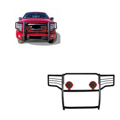 Black Horse Off Road Grille Guard Kit Modular Black Fit 2011-2016 Ford F-250/F-350/F-450/F-550 Super Duty, 17FB26MA-PLR