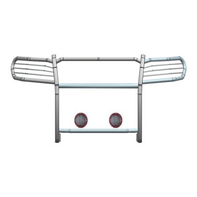 Black Horse Off Road Grille Guard Kit Modular Black Fits 2022-2024 Jeep Grand Cherokee 2021-2024 Jeep Grand Cherokee L