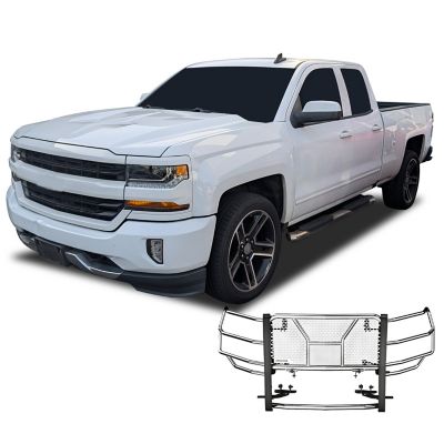 Image showing  Rugged Heavy Duty Grille Guard Modular Stainless Steel Fits 2019-2025 Chevrolet Silverado 1500