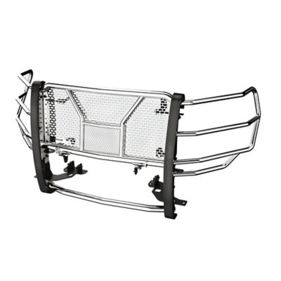 Image showing  Rugged Heavy Duty Grille Guard Modular Stainless Steel Fits 2019-2025 Chevrolet Silverado 1500