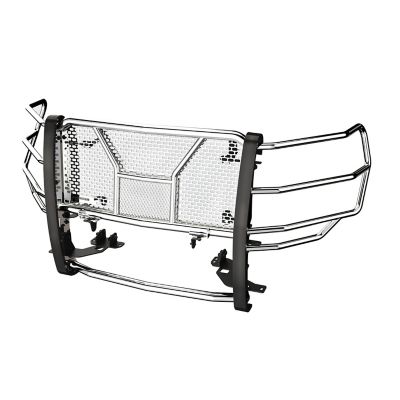 Image showing  Rugged Heavy Duty Grille Guard Modular Stainless Steel Fits 2019-2025 Chevrolet Silverado 1500