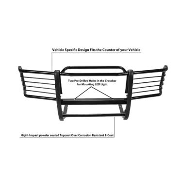Image showing  Grille Guard Modular Black fit 92-98 K5 Blazer/S15 Jimmy/Silverado/Tahoe/Suburban 1500/Sierra 1500/Yukon