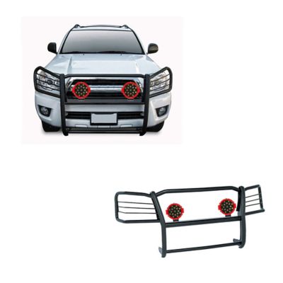 Black Horse Off Road Grille Guard Kit Modular Black, Fits 03-09 Lexus GX47003-09 Toyota 4Runner