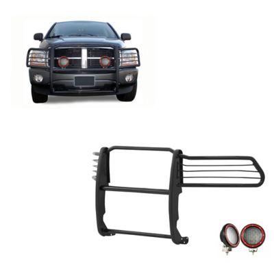 Black Horse Off Road Grille Guard Kit, 1994-01 Dodge Ram 1500, 1994-02 Dodge Ram 2500, 1994-02 Dodge Ram 3500, 17DG100MA-PLFR