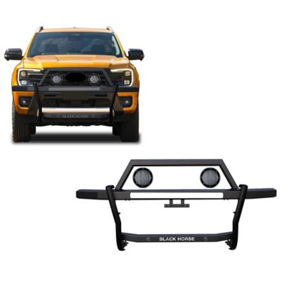 Black Horse Off Road Rambler Grille Guard Kit Modular Black Fits 2019-2023 Ford Ranger