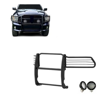 Black Horse Off Road Grille Guard Kit Modular Black Fits 2009-2018 Dodge Ram 15002019-2024 Ram 1500 Classic