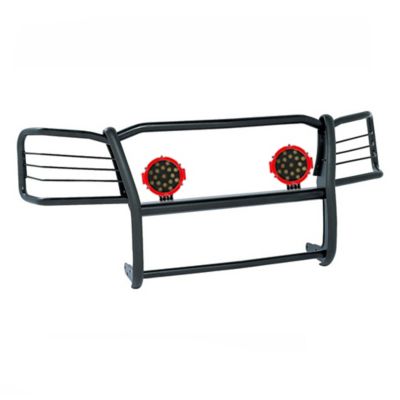 Black Horse Off Road Grille Guard Kit Modular Black Fits 2015-2024 Chevrolet Express Passenger, 17GV02MA-PLR