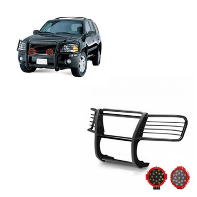 Black Horse Off Road Grille Guard Kit Modular Black Fits 02-06 GMC Envoy, Excl. Denali02-06 GMC Envoy XL, Excl. Denali